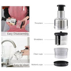 🔥Last Day Buy 1 Get 1 Free $14.99 Each🔥Stainless Steel Hand Food Chopper Garlic Press