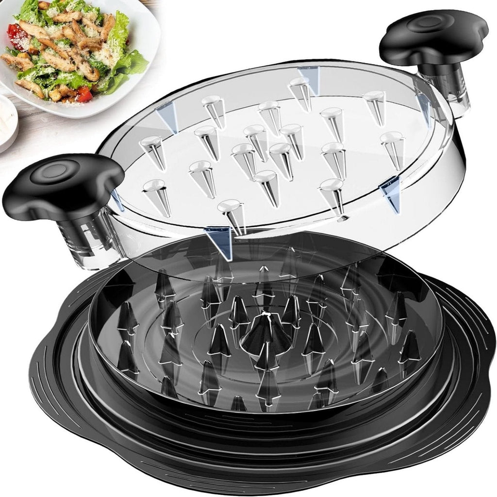 🔥50%OFF🔥Chicken Breast Shredder - Meat Shredder Machine Suitable for Pork Beef Chicken Twist with Brush & Fork