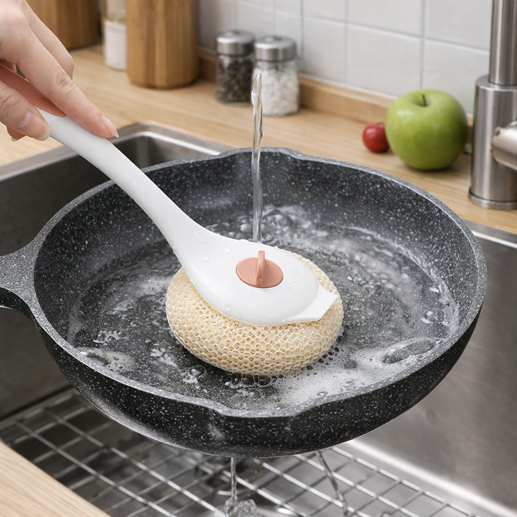 Kitchen Dishwashing Brush with Handle