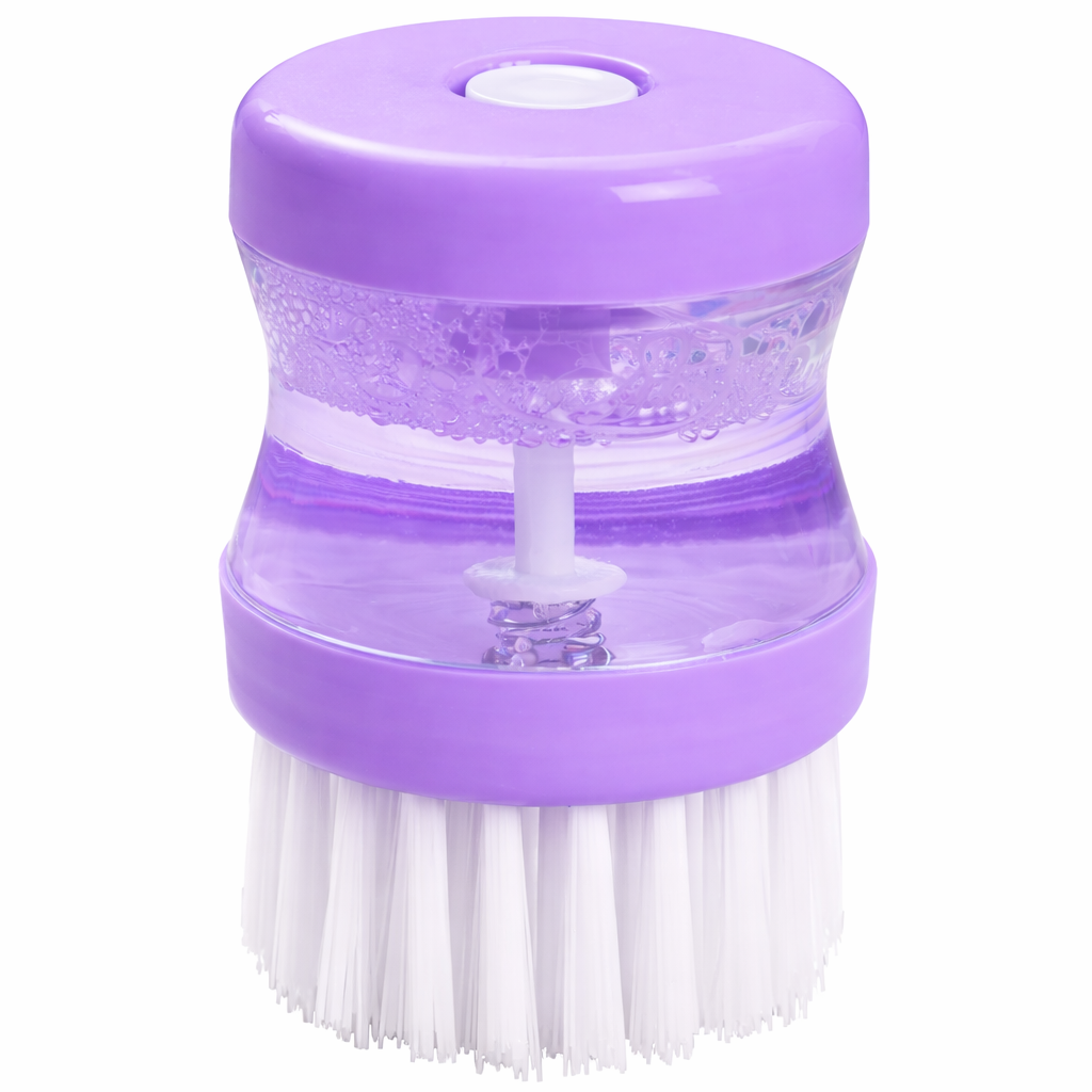 Multi-Purpose Soap Dispensing Palm Brush