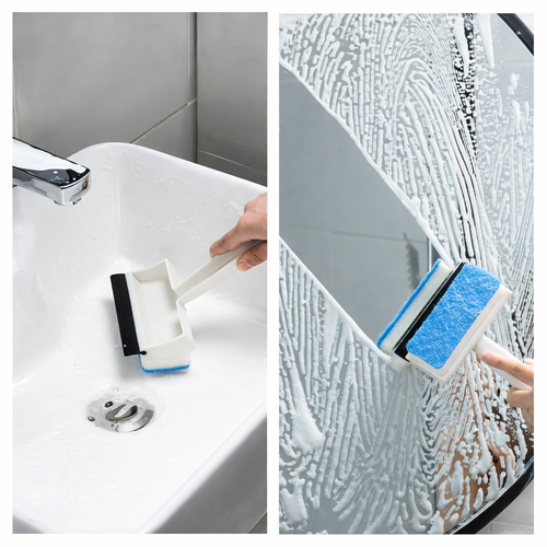 2-in-1 Dual-Sided Glass Cleaning Brush