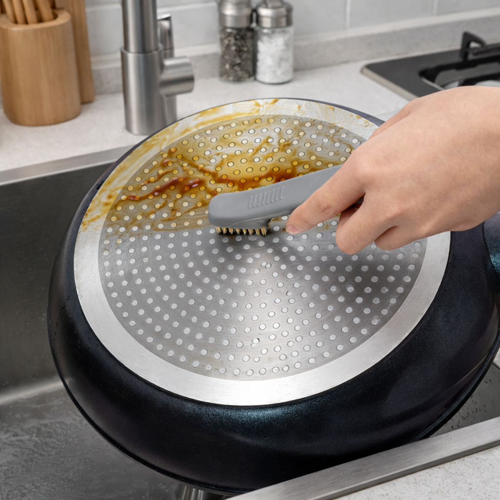 2-in-1 Kitchen Wire Brush & Scraper