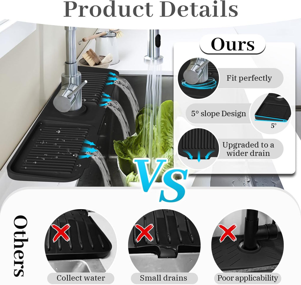 🔥Last Day Buy 1 Get 1 Free $12.49 Each🔥Faucet Guard & Draining Mat