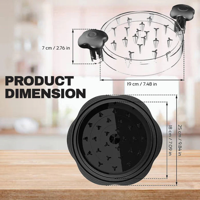 🔥50%OFF🔥Chicken Breast Shredder - Meat Shredder Machine Suitable for Pork Beef Chicken Twist with Brush & Fork