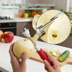 🔥Last Day Buy 1 Get 1 Free $12.49 Each🔥2 in 1 Apple Corer and Peeler - Stainless Steel Fruit Corer
