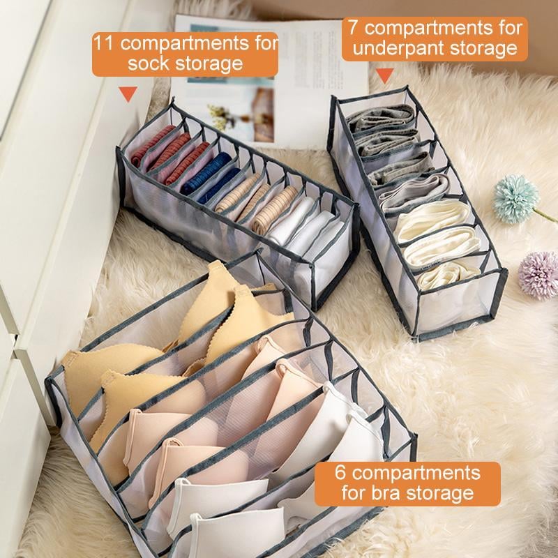 🔥Limited-time sale: 50% off 🔥Underwear Storage Compartment Box🗄️