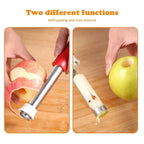 🔥Last Day Buy 1 Get 1 Free $12.49 Each🔥2 in 1 Apple Corer and Peeler - Stainless Steel Fruit Corer